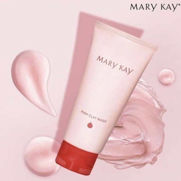 Mary Kay Pink Clay Flower Essence Facial Cleanser Antioxidant Creamy Mask - Picture 2 of 9